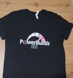 PowerBuilds Pink line rpm T-Shirt